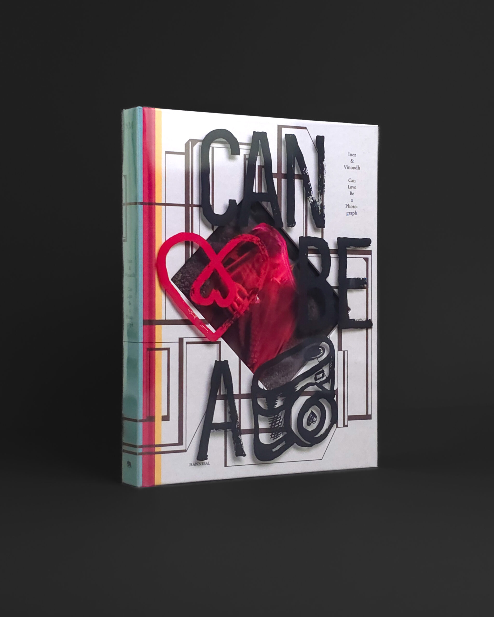 Front view of Inez & Vinoodh: Can Love Be a Photograph with layered graphic cover design.
