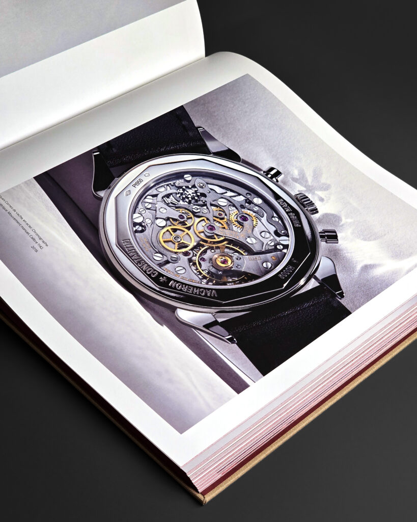 Open page from Vacheron Constantin: Time is Art showing a detailed mechanical watch movement. 20260810_104050.jpg vacheron-constantin-time-is-art-open-book.jpg Open Vacheron Constantin: Time is Art displaying watch photography across a large-format spread. 20260810_104214.jpg vacheron-constantin-time-is-art-gold-watch-spread.jpg Open spread from Vacheron Constantin: Time is Art featuring a gold Vacheron Constantin watch. 20260810_104454.jpg vacheron-constantin-time-is-art-closed-book.jpg Closed Vacheron Constantin: Time is Art showing the cloth cover and burgundy book edges.